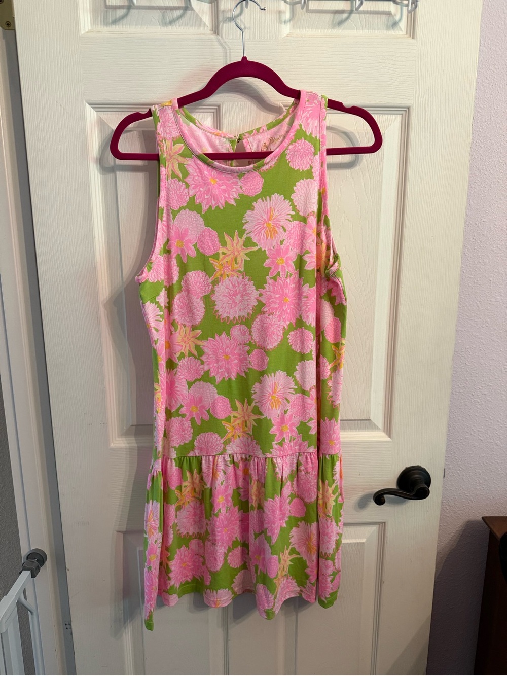 Lilly Pulitzer Dixie Dress. Multi Seaside Garden. EUC size medium